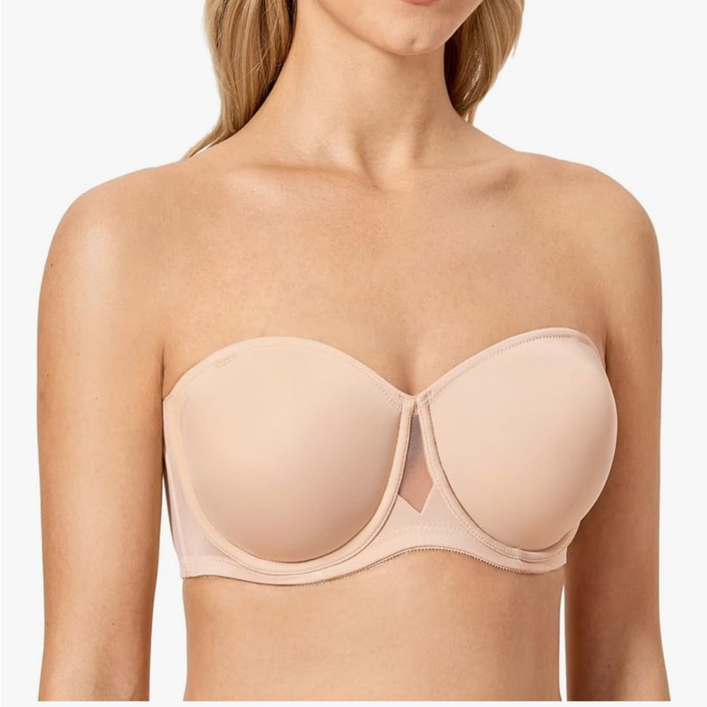 Delimira Beige Strapless Bra size 38B - NEW